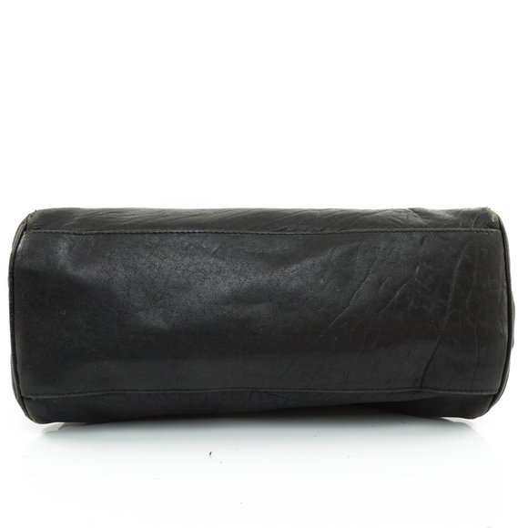 Auth Fendi Hand Bag Leather Black #25155F84 - Picture 6 of 13